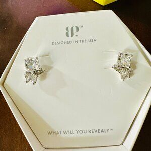 BRAND NEW Rbp6181 Just You Wait Diamond CZ Rhodium Earrings!